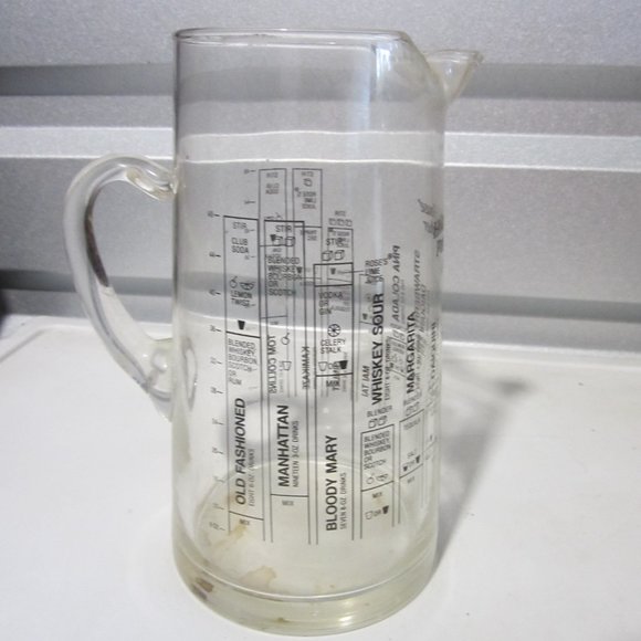 VTG HOLLAND HOUSE PARTY PITCHER W/RECIPES ON SIDES  Condition Used - Good Materi - Picture 4 of 5